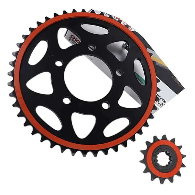 Silent Durable Chain Sprocket Kit Fly Chain Wheel Kit For Benelli Leonocnio 500 Trk 502 502C Trk502 Can Not Fit For Trk502x 6