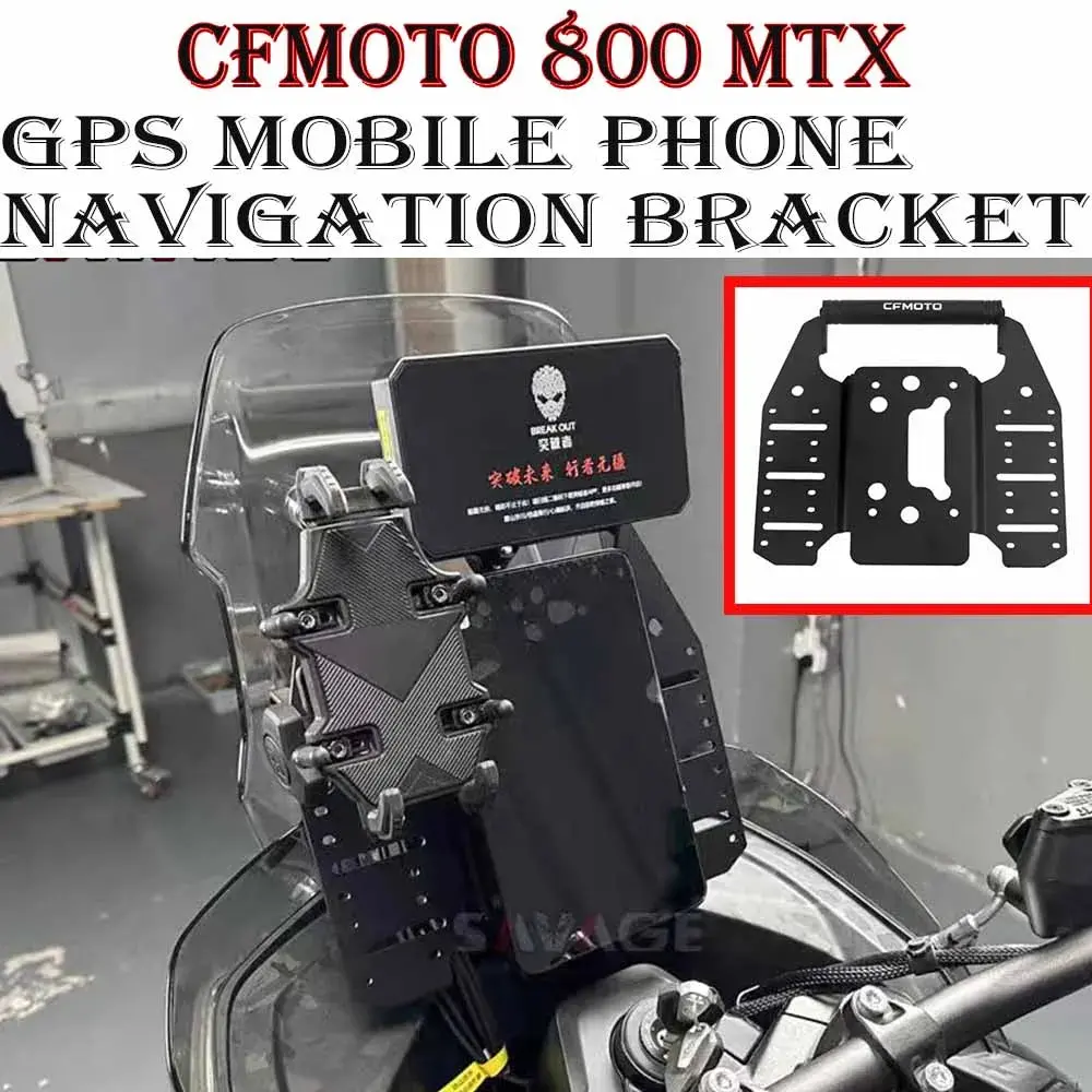 800 Mtx Motorrad Navigation Halterung Handy Gps Smartphone Platte Halter Für Cfmoto 800 Mtx800 Mtx Cf Moto800 Mt-X Zubehör 1