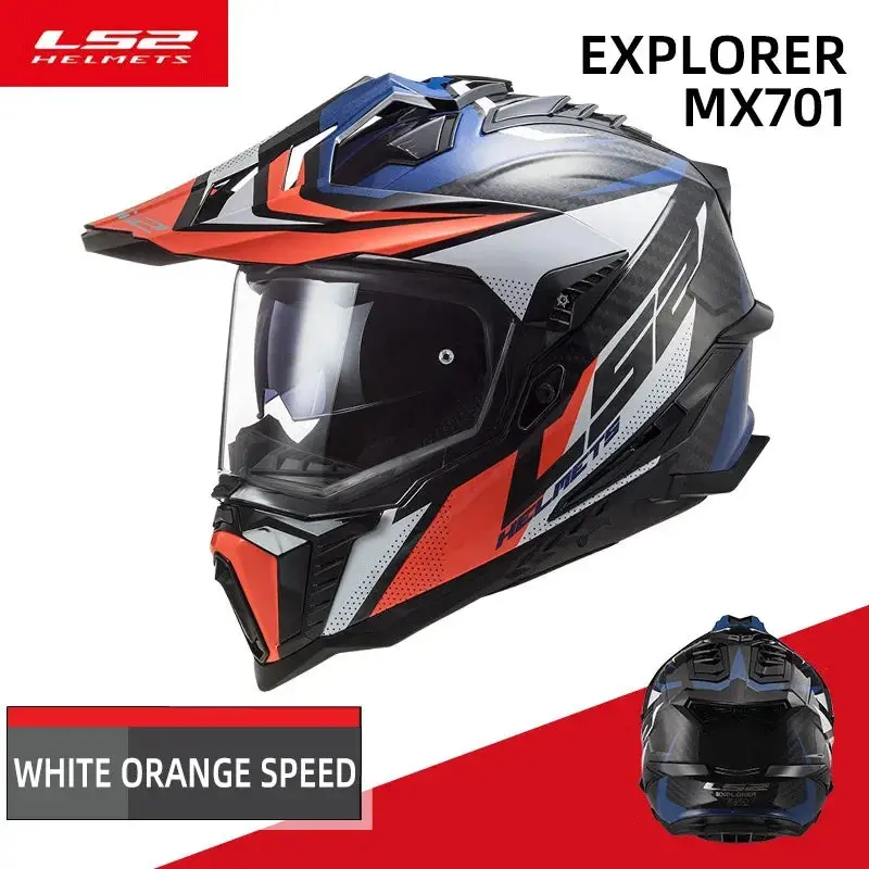Original Ls2 Mx701 Explorer Off-Road Motorcycle Helmet Ls2 Mx701 Motocross Helmets Capacete Casco Moto Casque 4