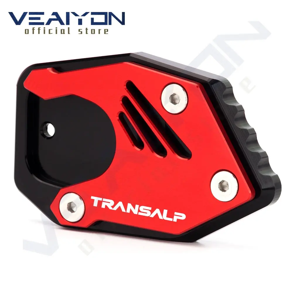 For Honda Xlv 600 650 700 Transalp Xl600v Xl650v Xl700v Cnc Side Stand Foot Kickstand Enlarge Extension Support Plate Pad 8