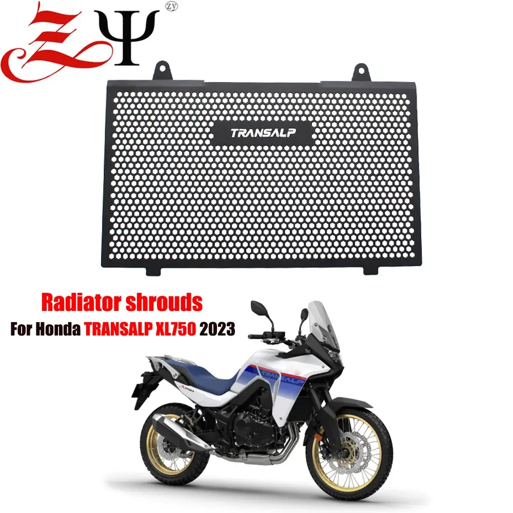Fit For Honda Transalp Xl750 Xl 750 2023 Aluminum Motorcycle Radiator Guard Protection Grille Grill Cover Transalp 750 1