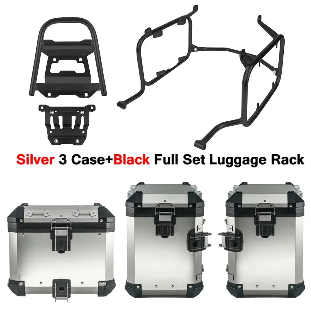 Motorcycle Aluminum Box Pannier Saddlebag Top Case Luggage Rack For Honda Xl750 Transalp Xl 750 2023 2024 Tail Side Box Bracket 8