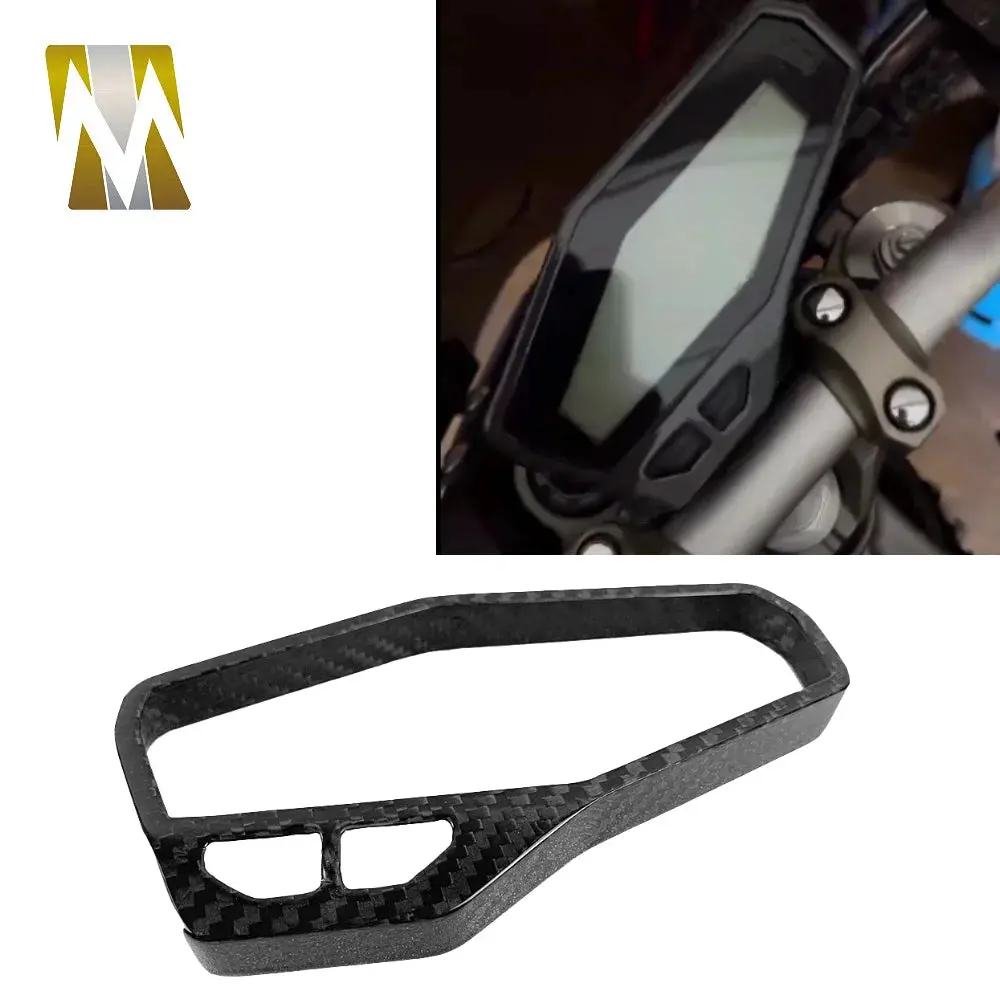 Carbon Fiber Speedometer Cover Tachometer Gauges Instrument Guard Motorcycle For Yamaha Mt09 Mt-09 Fz09 2013-2019 Accessories 1