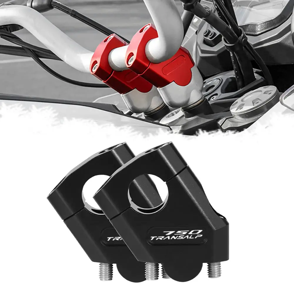 For Xl750 Transalp Xl 750 Motorcycle Handlebar Riser Heightening Clamp Mount Pit Bike Xl750 750 Adventure Accessories 22Mm/28Mm 1