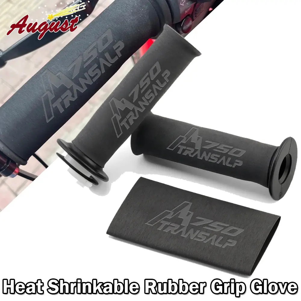 Non-Slip Rubber Grip Glove Motorcycle Handle Cover Universal For Honda Transalp Xl750 Transalp Xl 750 600 650 700 Xlv 2023- 1