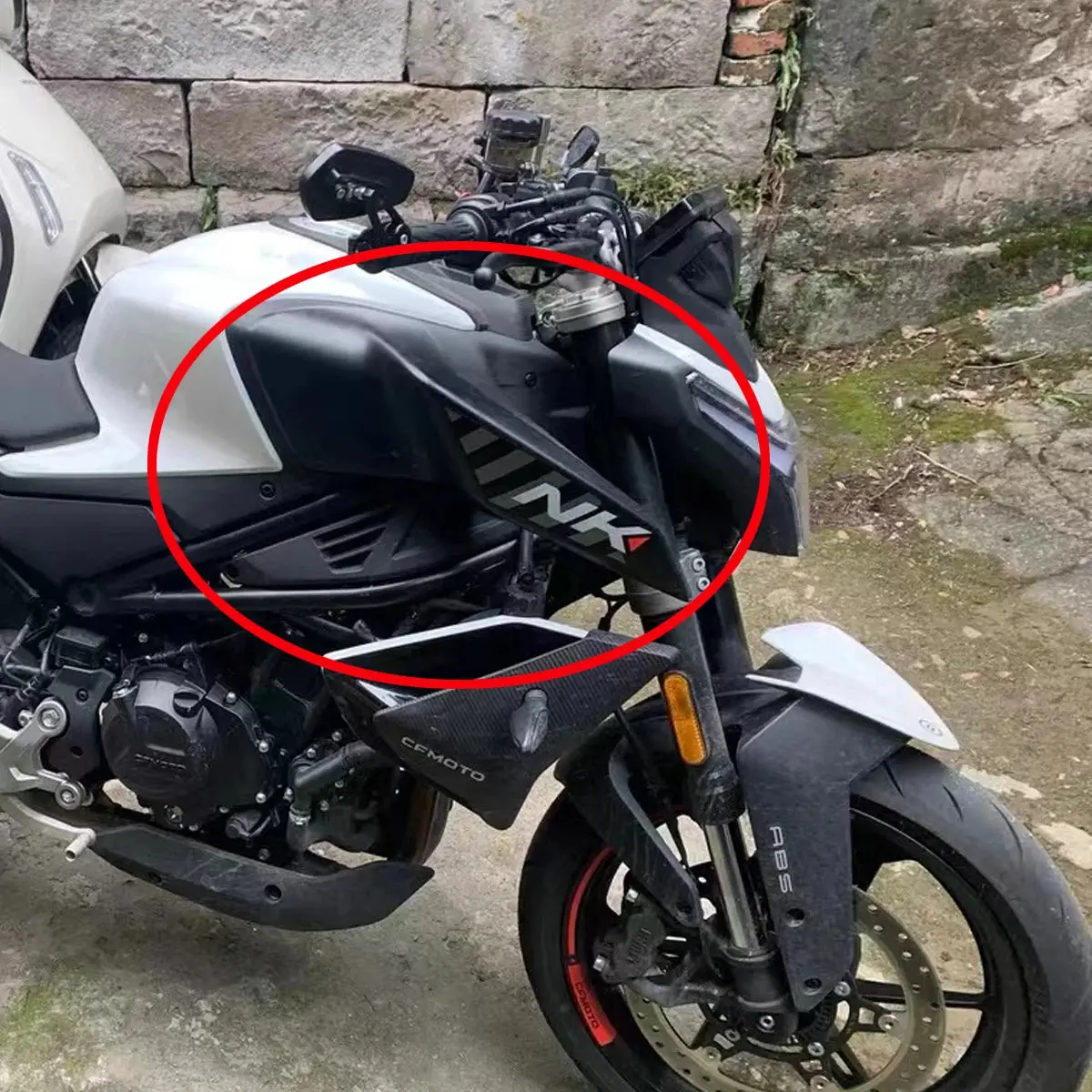 Suit For Cfmoto 450Nk Nk450 Cf450 400-7 Motorcycle Original Accessory Fuel Tank Left And Right Front Shield Deflector Decoration 1