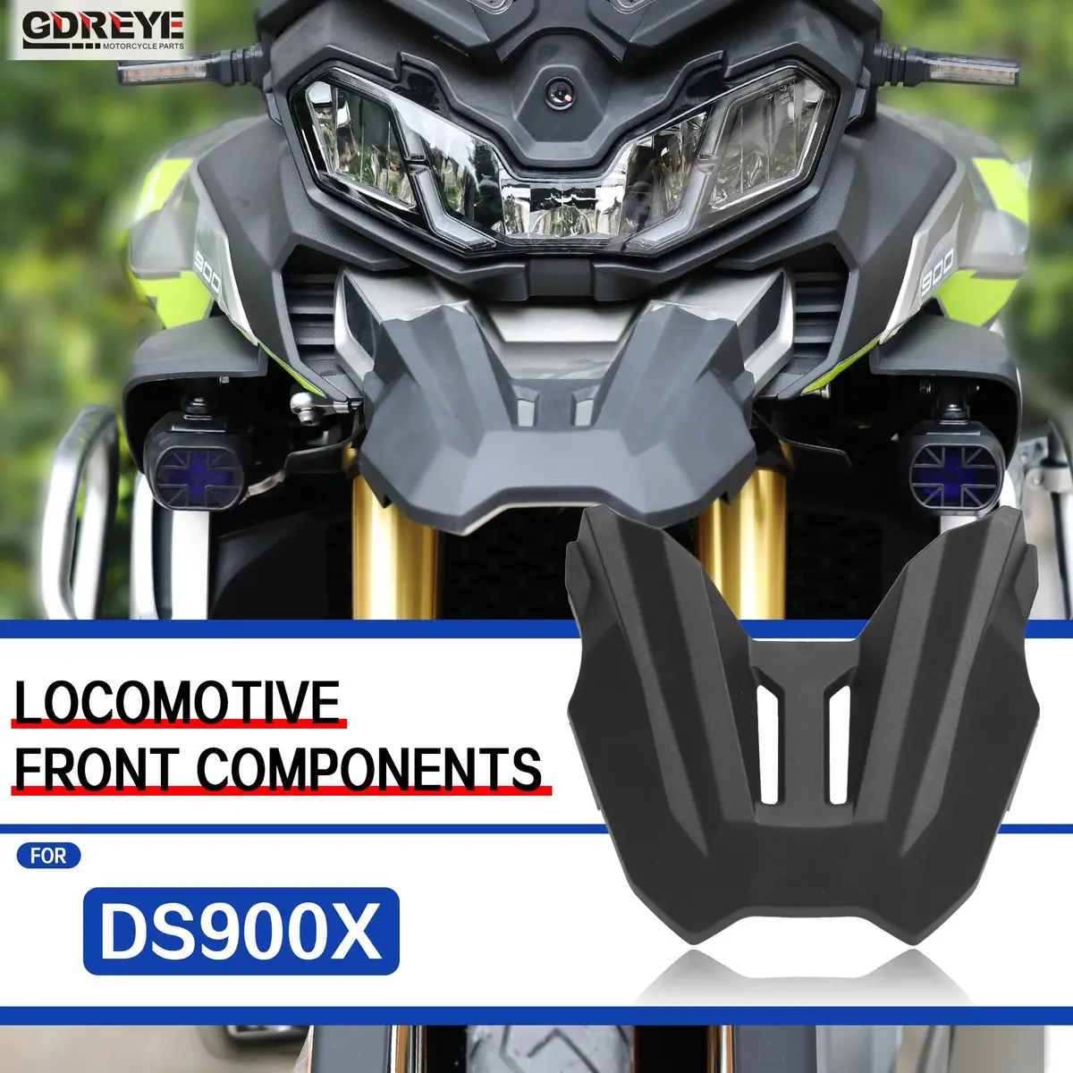 Motocycle Fairing For Voge Ds900x Dsx900 2024 Accessories Voge Ds 900X Front Extension Beak Arrows Covers Wheel Extender Cover 1