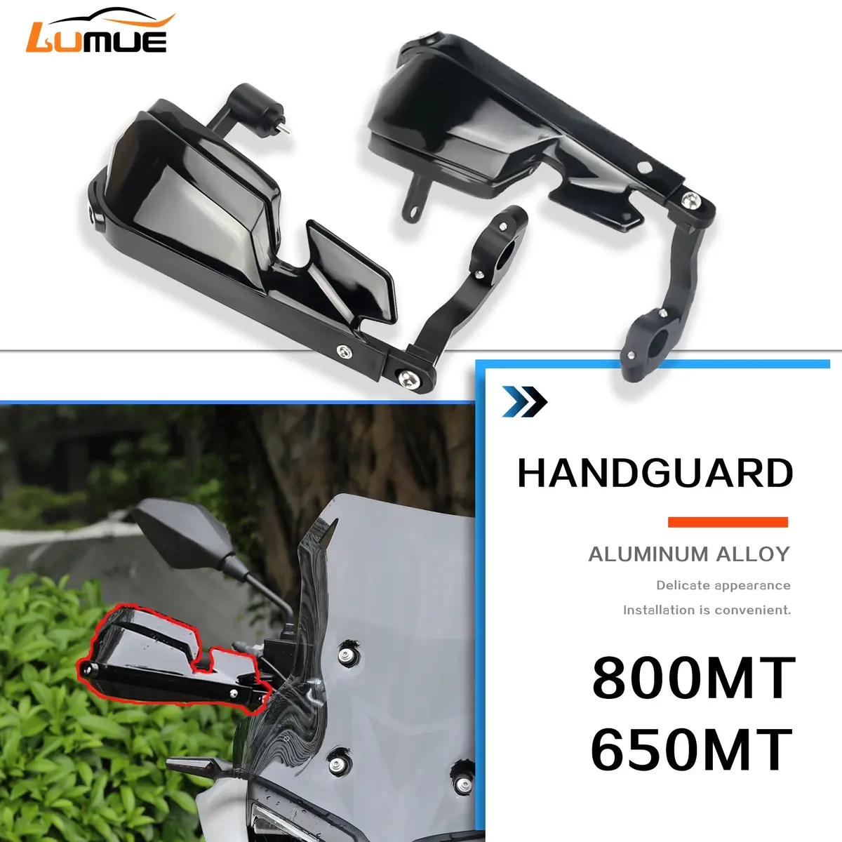 Motorcycle Cf800mt Hand Guards Lever Protector Handlebar New Aluminum Alloy Handguard Shield For Cfmoto 800Mt 650Mt 2021-2024 1