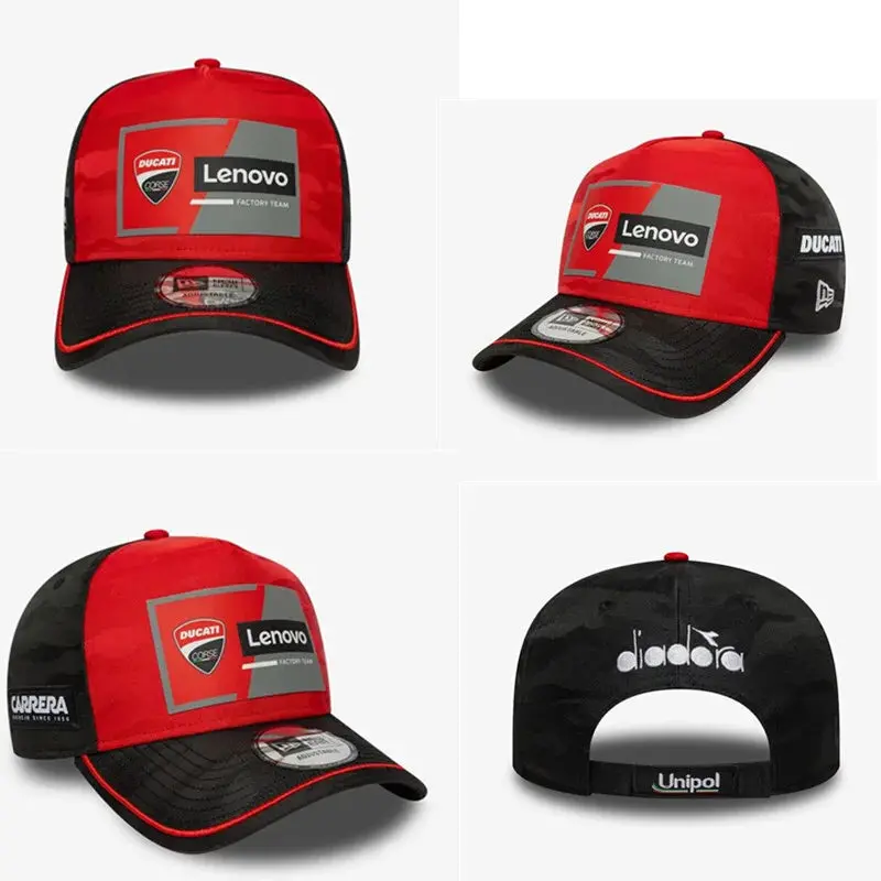 High Quality Hiphop Baseball Cap Adjustable Sport Casual Cap Outdoor Summer Men Women Leisure Breathable Cap For Ducati Motogp 2