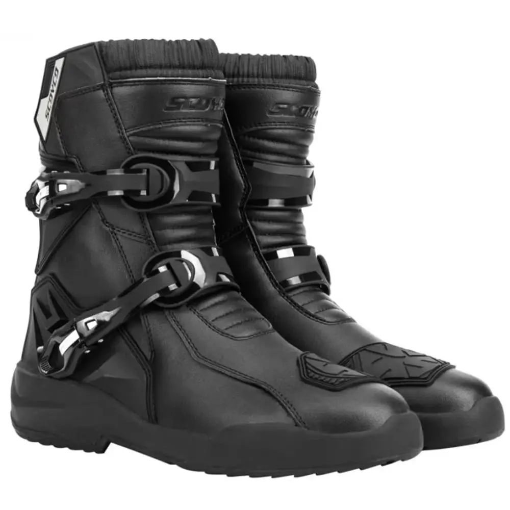 Waterproof Motorbike Boots Anti-Slip Motorcycle Boots Wear-Resistant Biker Protection Equipment Anti-Fall Motocross Boot 1