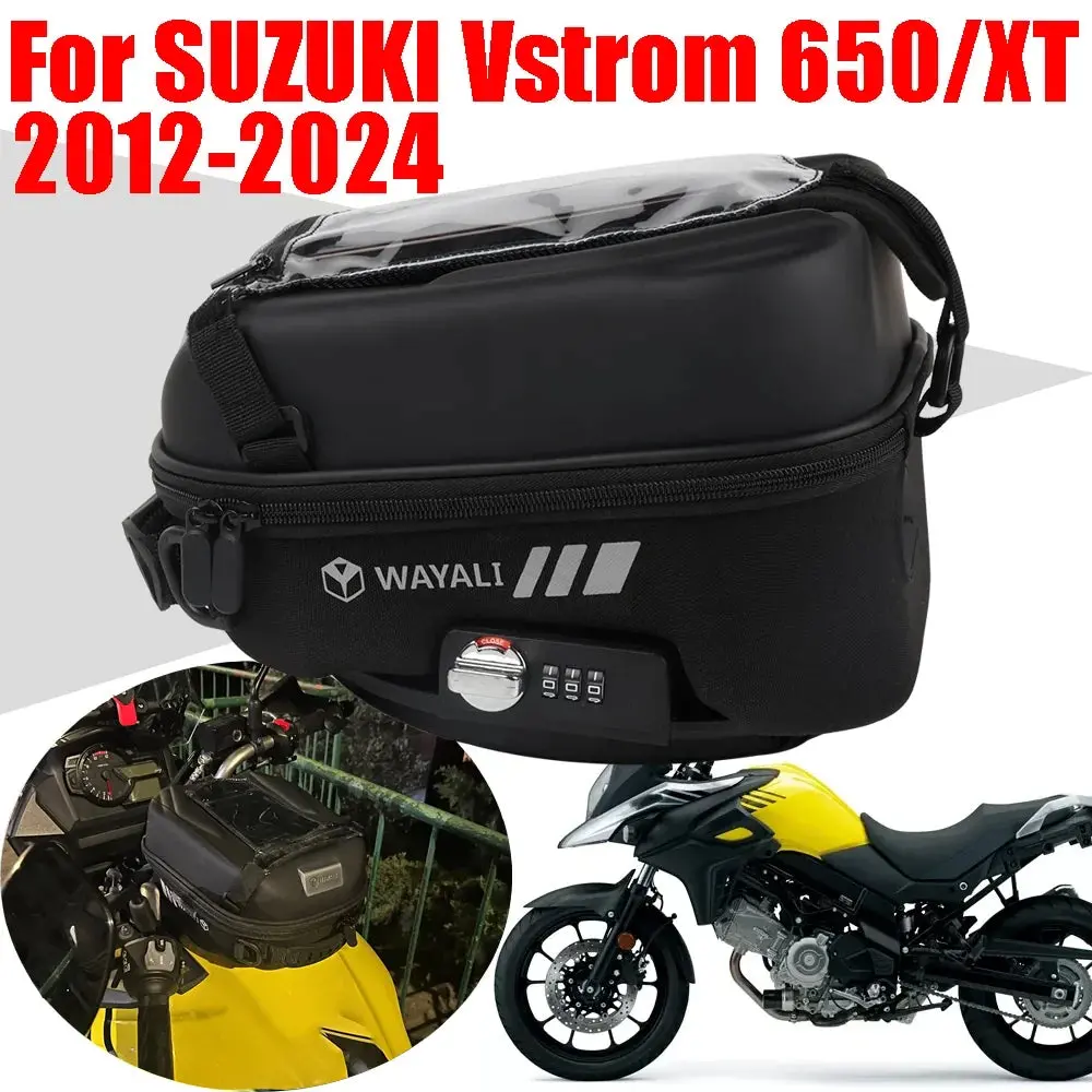 For Suzuki V-Strom Dl650 Vstrom Dl 650 Xt 650Xt Accessories Tank Bag Luggage Tanklock Storage Bags Backpack Phone Navigation Bag 1