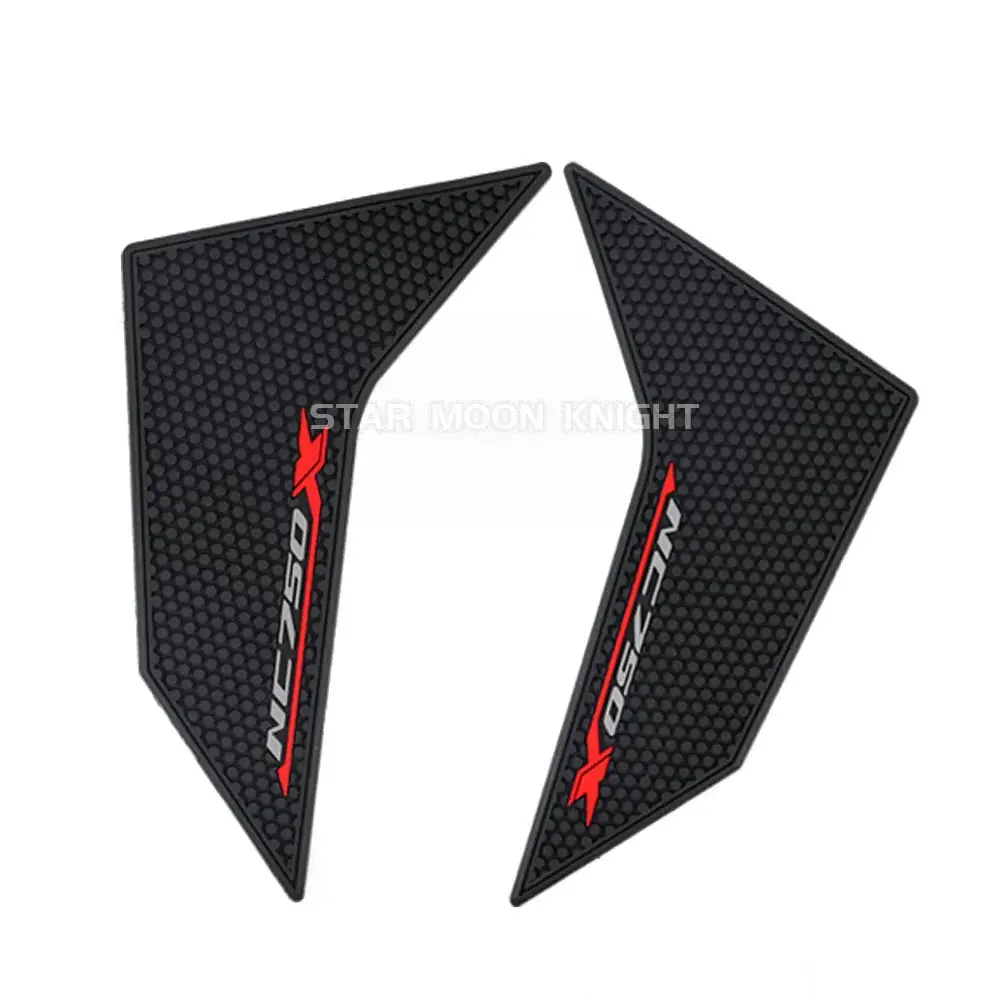 For Honda Nc 750 X Nc750x Nc750 750X 2021 2022 Rubber Side Fuel Tank Pad Protector Decal Gas Knee Pad Traction Pad Fuel Tank Pad 2