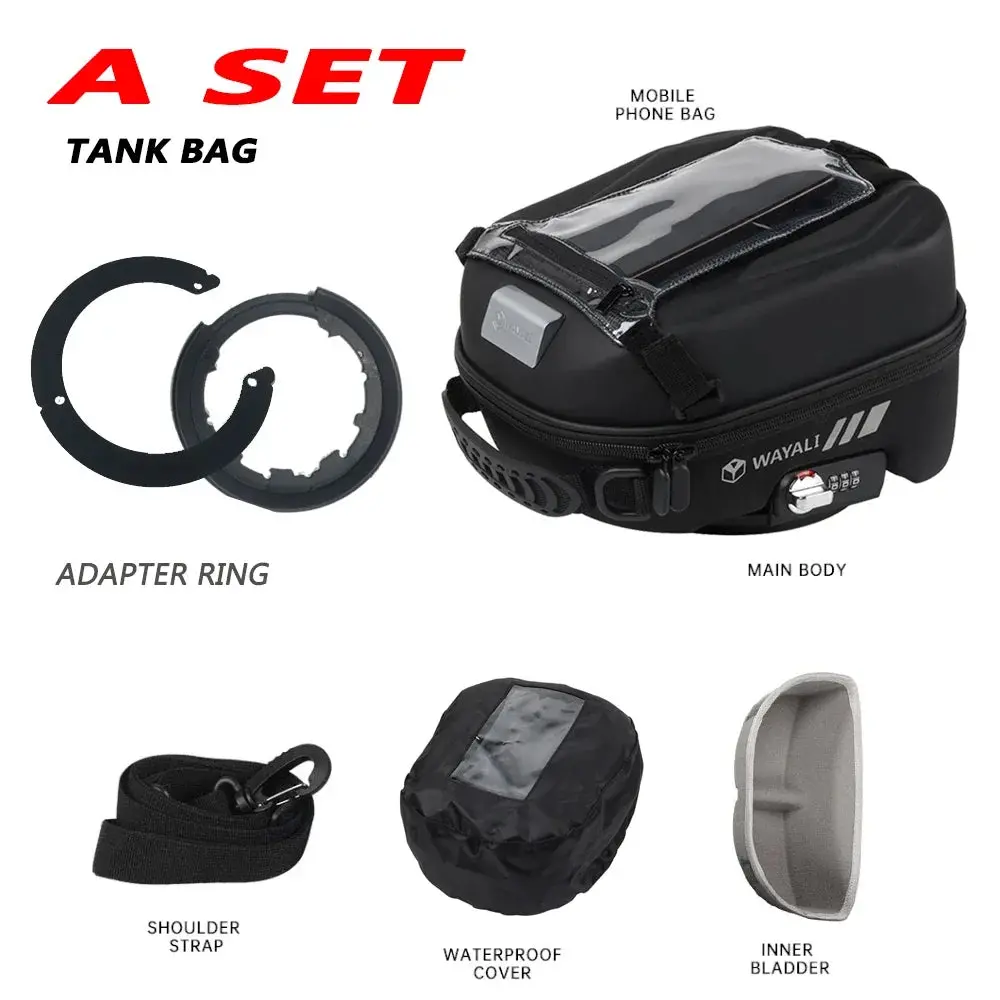 For Honda Transalp Xl750 Xl 750 2023 2024 2025 Motorcycle Fuel Tank Bag Luggage Tanklock Storage Bags Backpack Navigation Bag 1