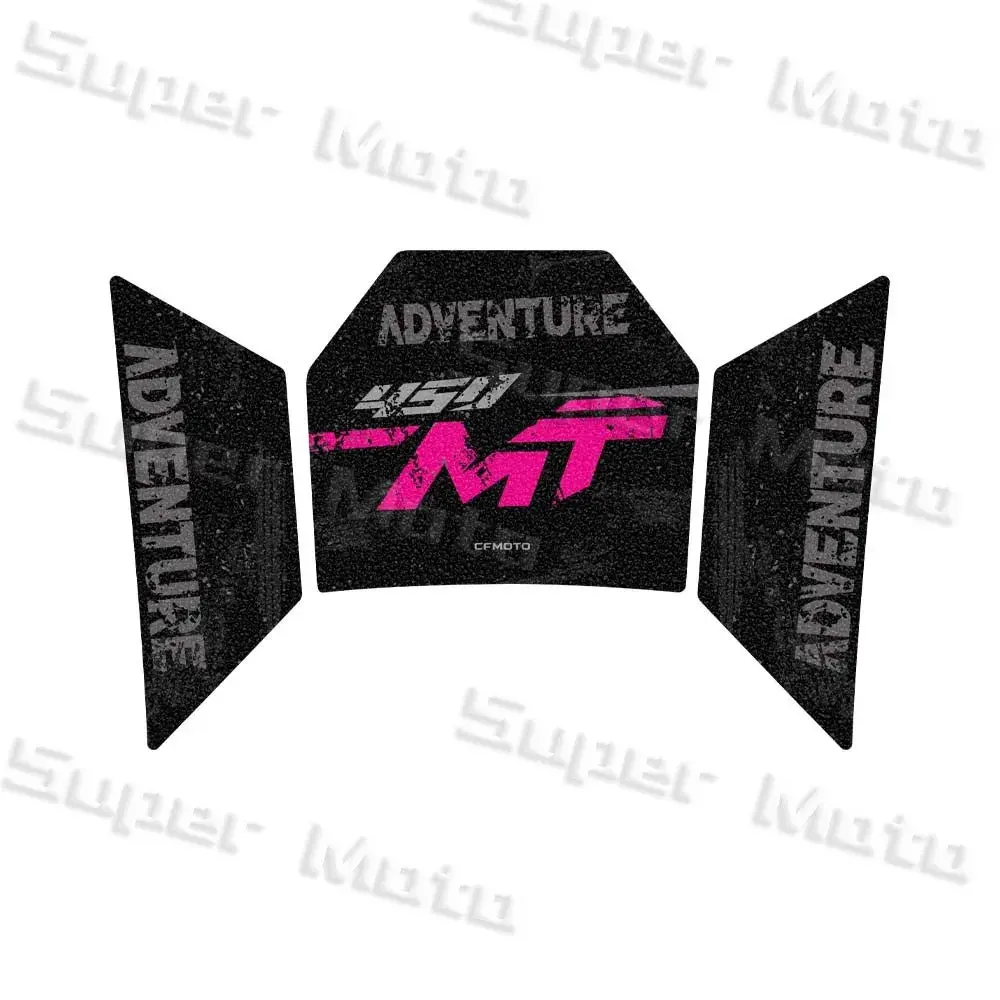 For Cfmoto 450Mt 450Mt 2024 Motorcycle Frosted Fuel Tank Kit Sticker Motocross Protector Knee Grip Pad 3M Decals Accessories 9