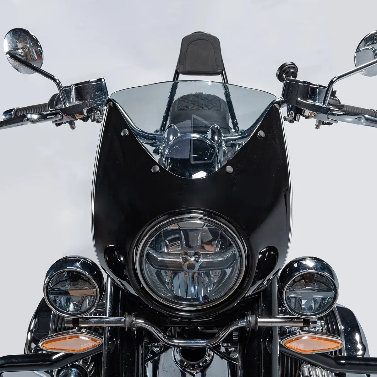 Motorcycle Windshield Windscreen Front Cowl Headlight Fairing Cover Light Hump With Bracket For Bmw R18 R 18 Classic 2020-2023 2