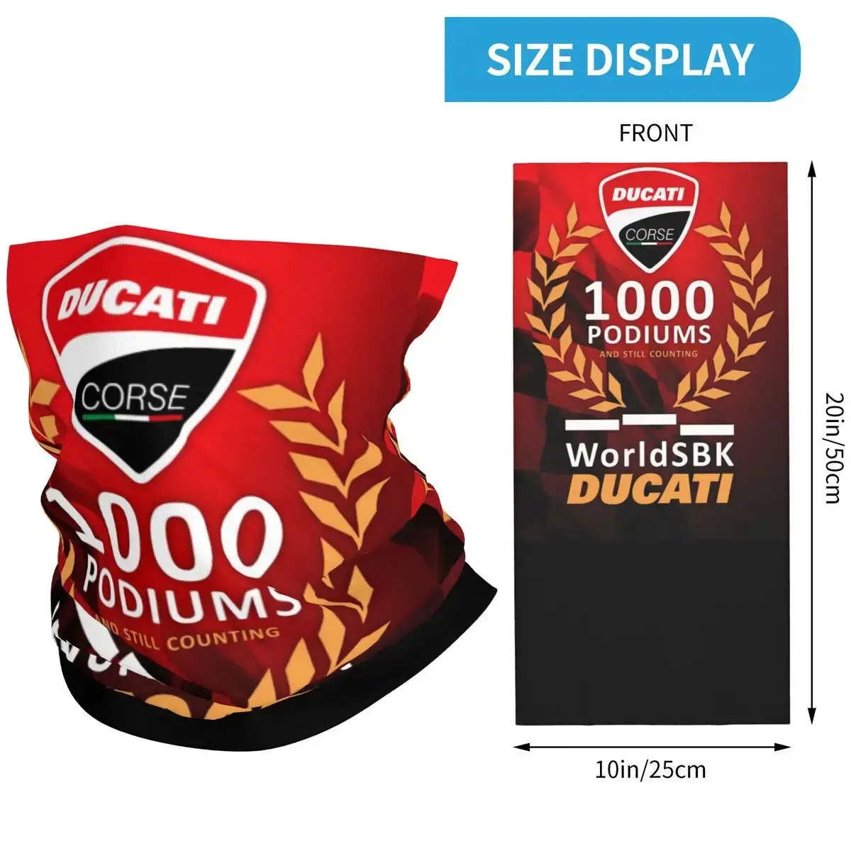 Ducatis Performance Balaclava Accessories Neck Cover Riding Motorcycle Bandana Mask Scarf For Men Women All Season 15