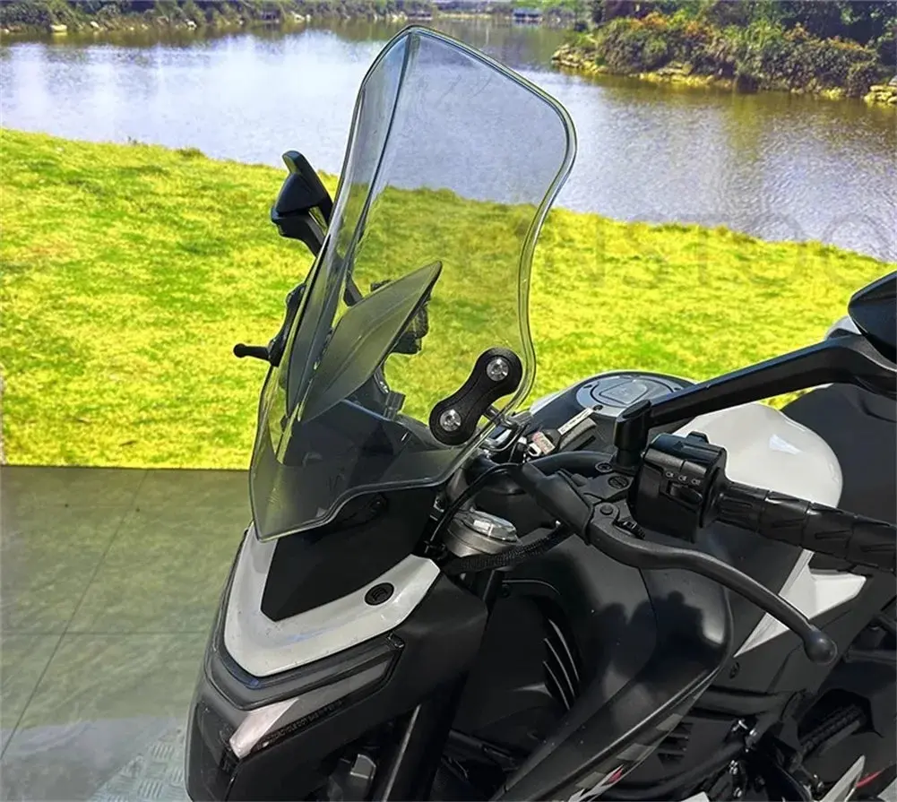 Motorcycle Cf 450 Nk Windscreen Windshield Wind Screen With Mounting Bracket Front Glass For Cfmoto 450Nk Nk450 1
