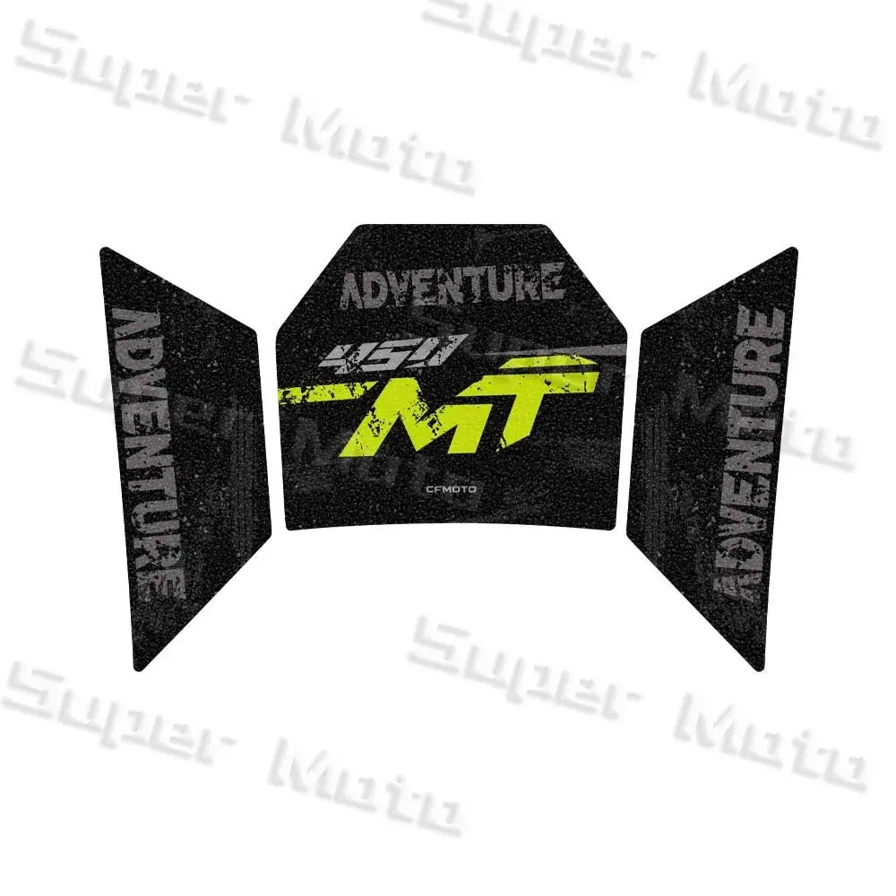 For Cfmoto 450Mt 450Mt 2024 Motorcycle Frosted Fuel Tank Kit Sticker Motocross Protector Knee Grip Pad 3M Decals Accessories 12