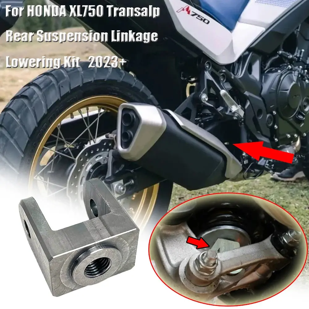 For Honda Xl 750 Transalp 2023- Xl750 Transalp 2024 Motorcycle Rear Suspension Lowering Link Kit Rear Shock Adapter Parts 1