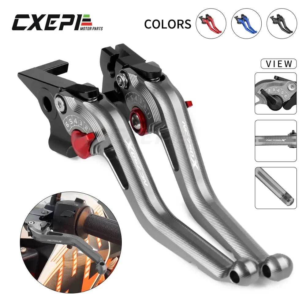 New Hot Sale For Honda Nc 750 X Nc750x Nc 750X 2021 2022 Motorcycle Accessories Cnc Aluminum Short Brake Clutch Levers 1