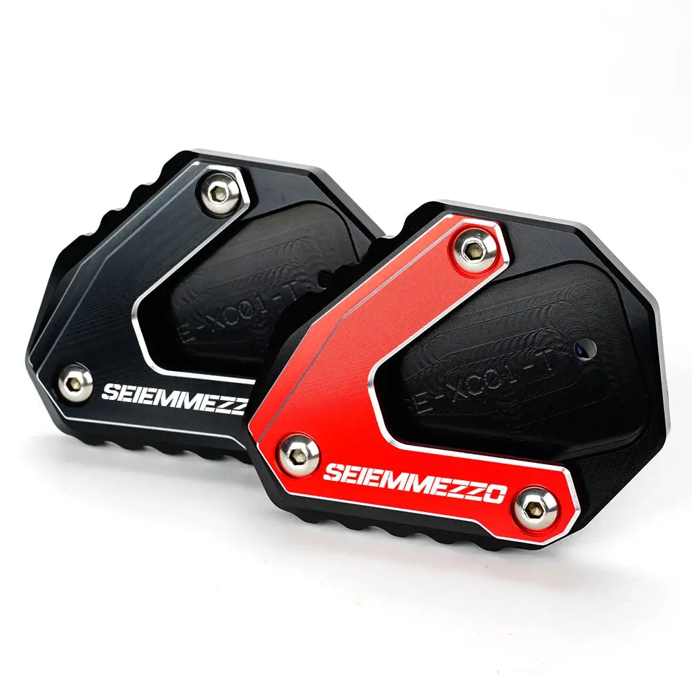 For Moto Morini Seiemmezzo Scr Str 650 2023 Motorcycle Accessories Kickstand Foot Side Stand Enlarger Pad Tire Valve Caps 2