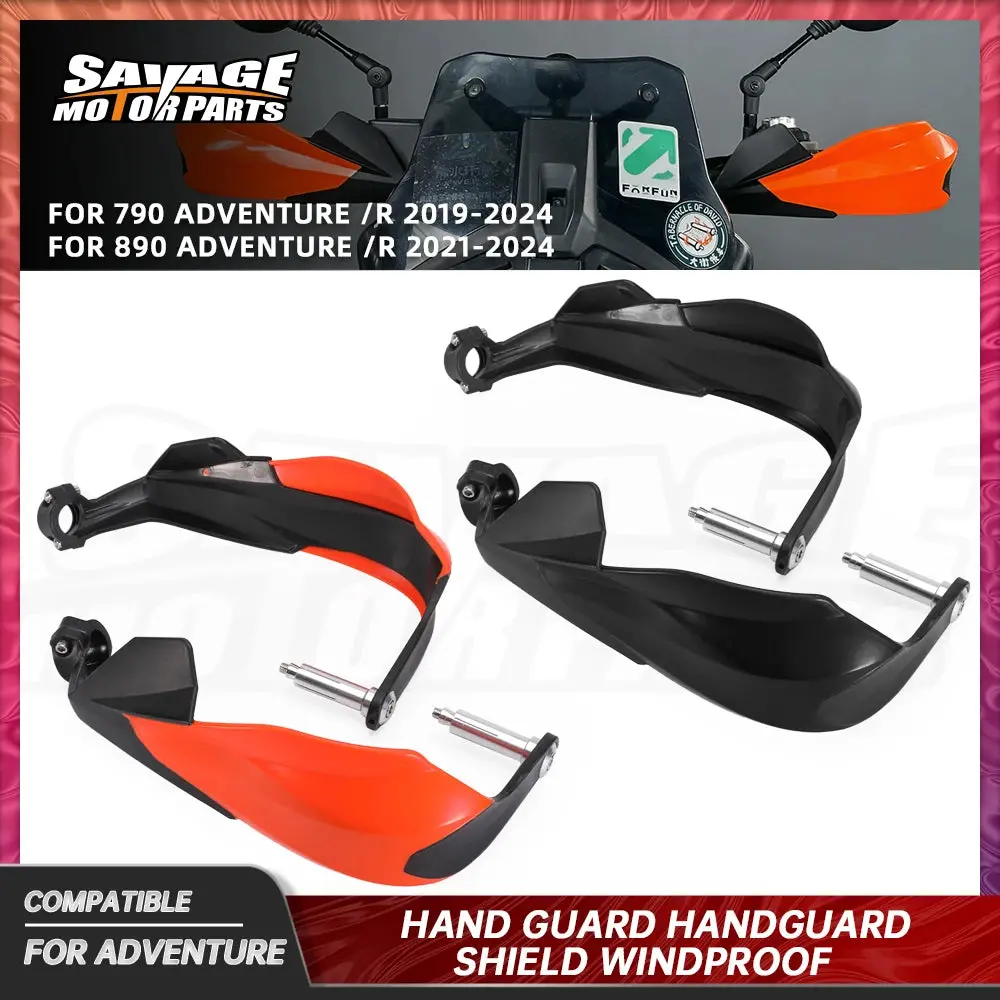 Motorcycle Handlebar Handguard For 790 890 Adventure /R 2024 Hand Guard Wind Deflector Handle Lever Protector 790 890 Adv 2021+ 1