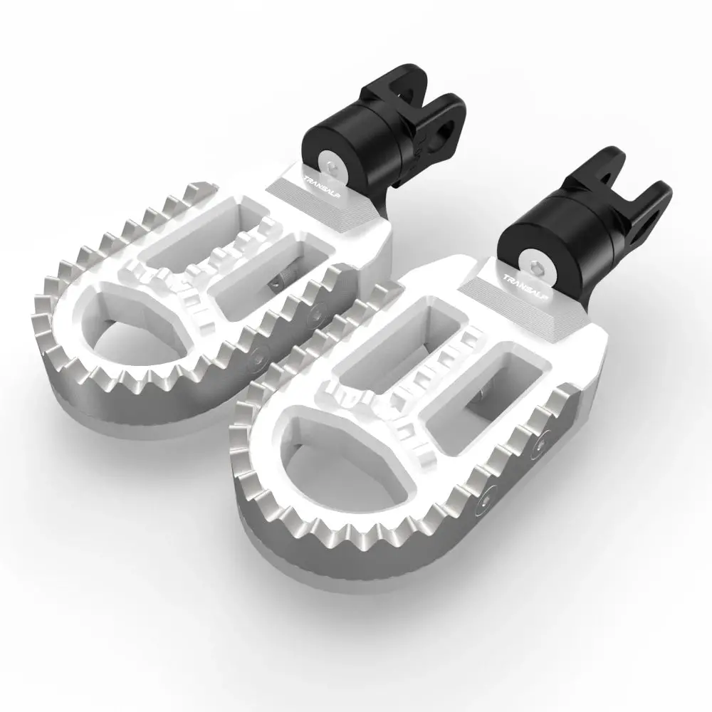 For Honda Xl750 Transalp Kawasaki Klx250s Klx250r Klx300/650 Rotatable Footrest Footpegs Pedals Motorcycle Front Wide Foot Pegs 18
