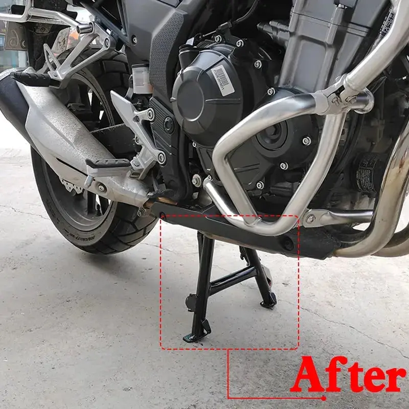 2023 New Cb500x Cb500f Motorcycle Middle Kickstand Center Parking Stand Firm Holder Support Fit For Honda Cb 500X 500F 2013-2022 3