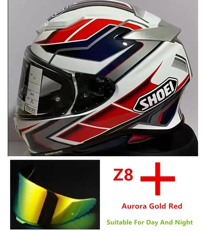 Shoei Z8 Full-Face Motorcycle Helmet – Advanced RF-1400 and NXR-2 Prologue TC-1 model for racing, motocross, and everyday street riding - Image 5