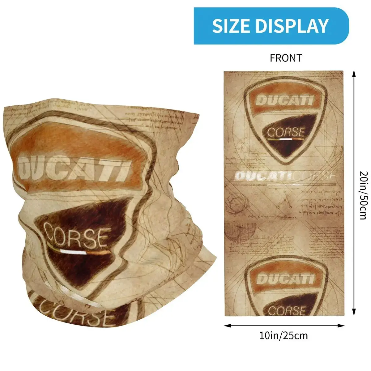 Ducatis Performance Balaclava Accessories Neck Cover Riding Motorcycle Bandana Mask Scarf For Men Women All Season 13