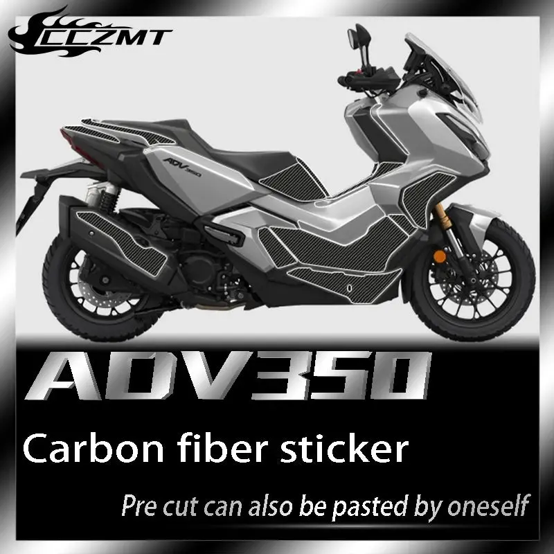 For Honda Adv350 Carbon Fiber Body Protective Film Full Body Sticker Film Decorative Modification Anti Scratch 1