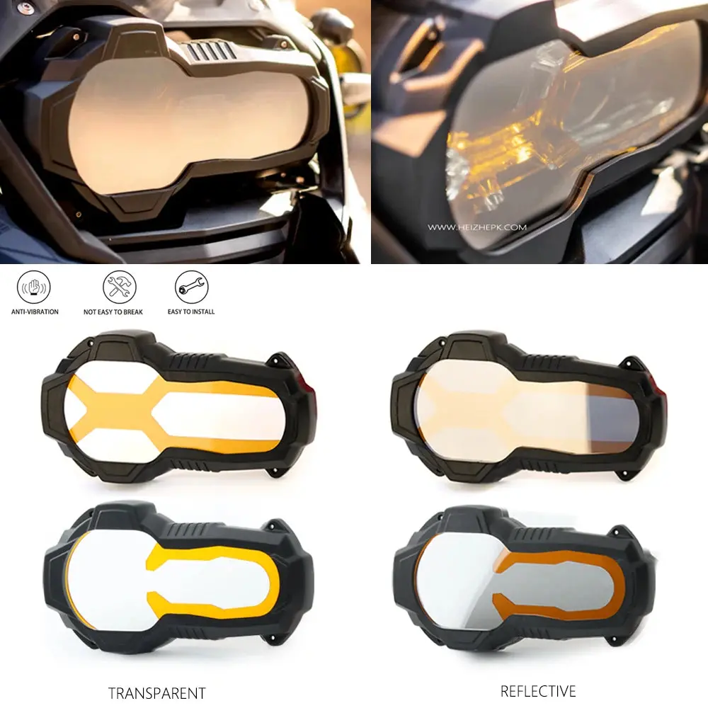 For Bmw R1200gs R1250gs Lc Adv R 1250 1200 Gs Adventure Gsa 2014- 2023 2024 Motorcycle New Headlight Guard Protector Lens Cover 1