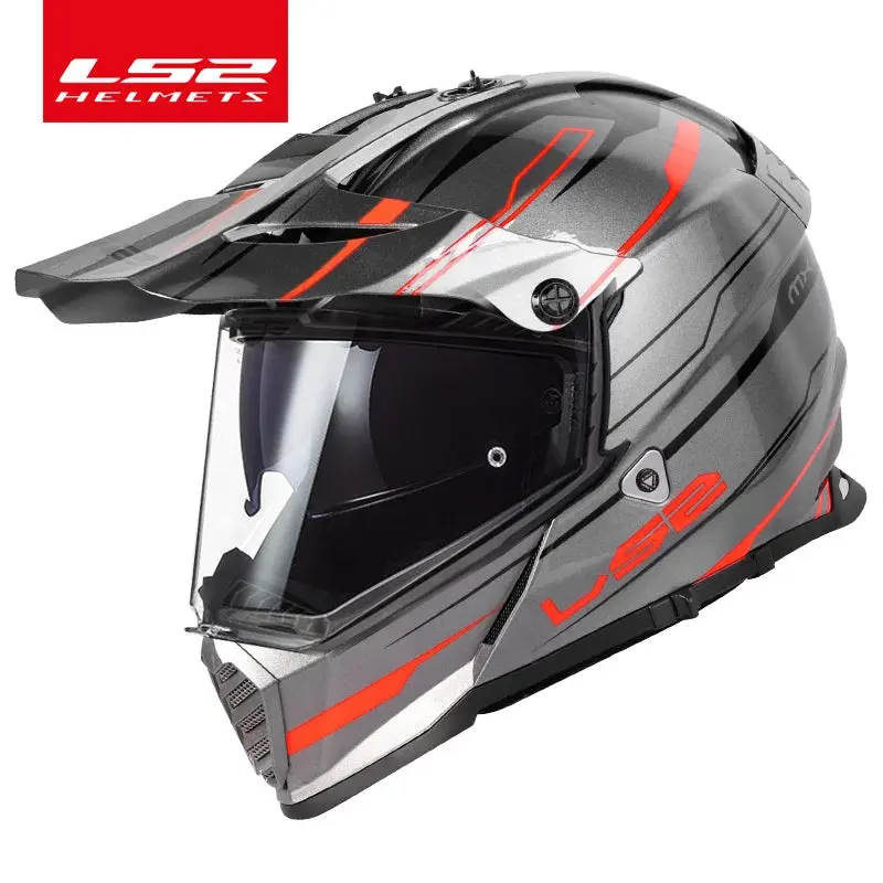 Capacete Ls2 Mx436 Motorcross Helmet Ls2 Pioneer Evo Off Road Helmets Casco Moto Casque 7