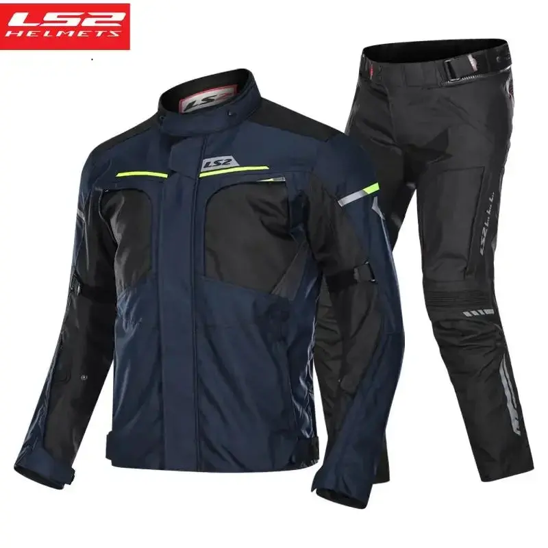 Ls2 Mj-119 Motorcycle Jacket For Men And Women Anti-Fall Warm Waterproof Motorcycle Motorcycle Four Seasons 1