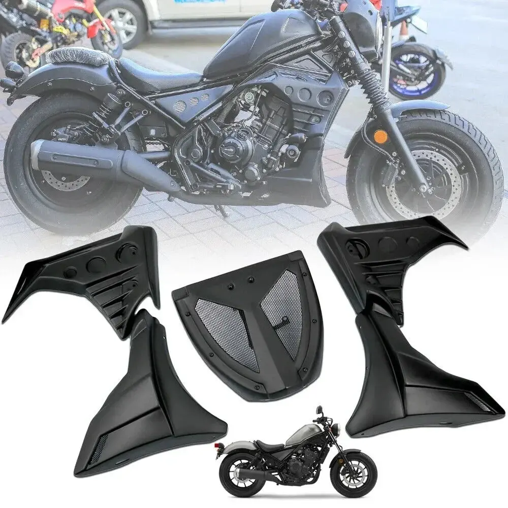 Motorcycle Engine Frame Fairing Cover Side Belly Pan Fender Uuder Body For Honda Rebel Cmx300 2017-2022 1