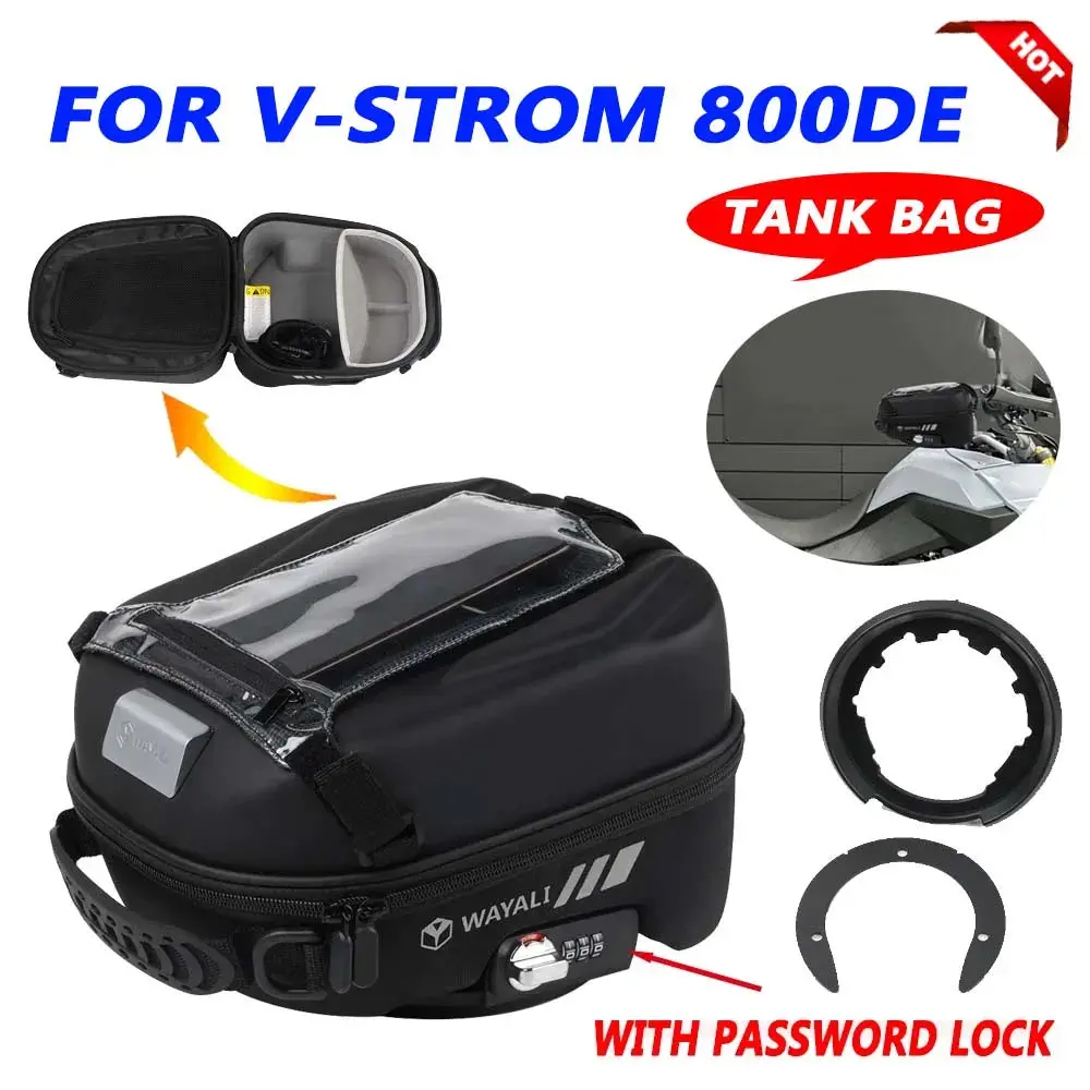 Motorcycle Fuel Tank Bag For Suzuki V-Strom 800De 800 De Re 800Re Vstrom 2023 Navigation Packag Storage Bag With Lnstall Adapter 1
