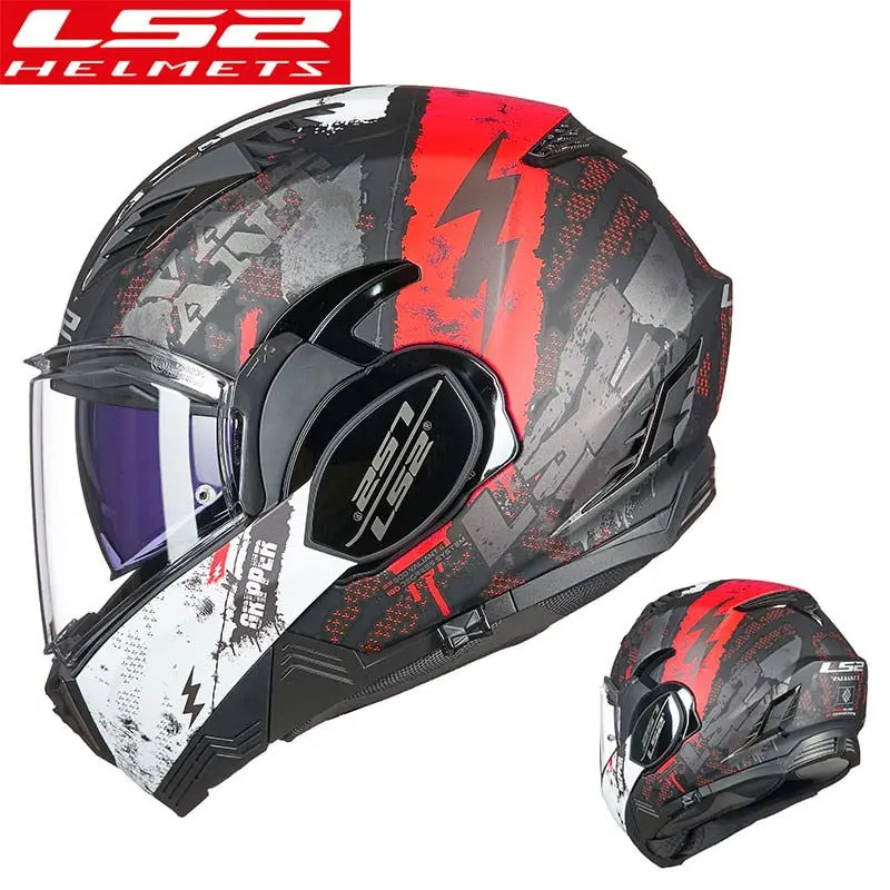 Capacete De Motocicleta Ls2 Valiant 2 Motorcycle Helmet 180 Degrees Back Somersault Helmets Ls2 Ff900 Casco Moto Casque 1