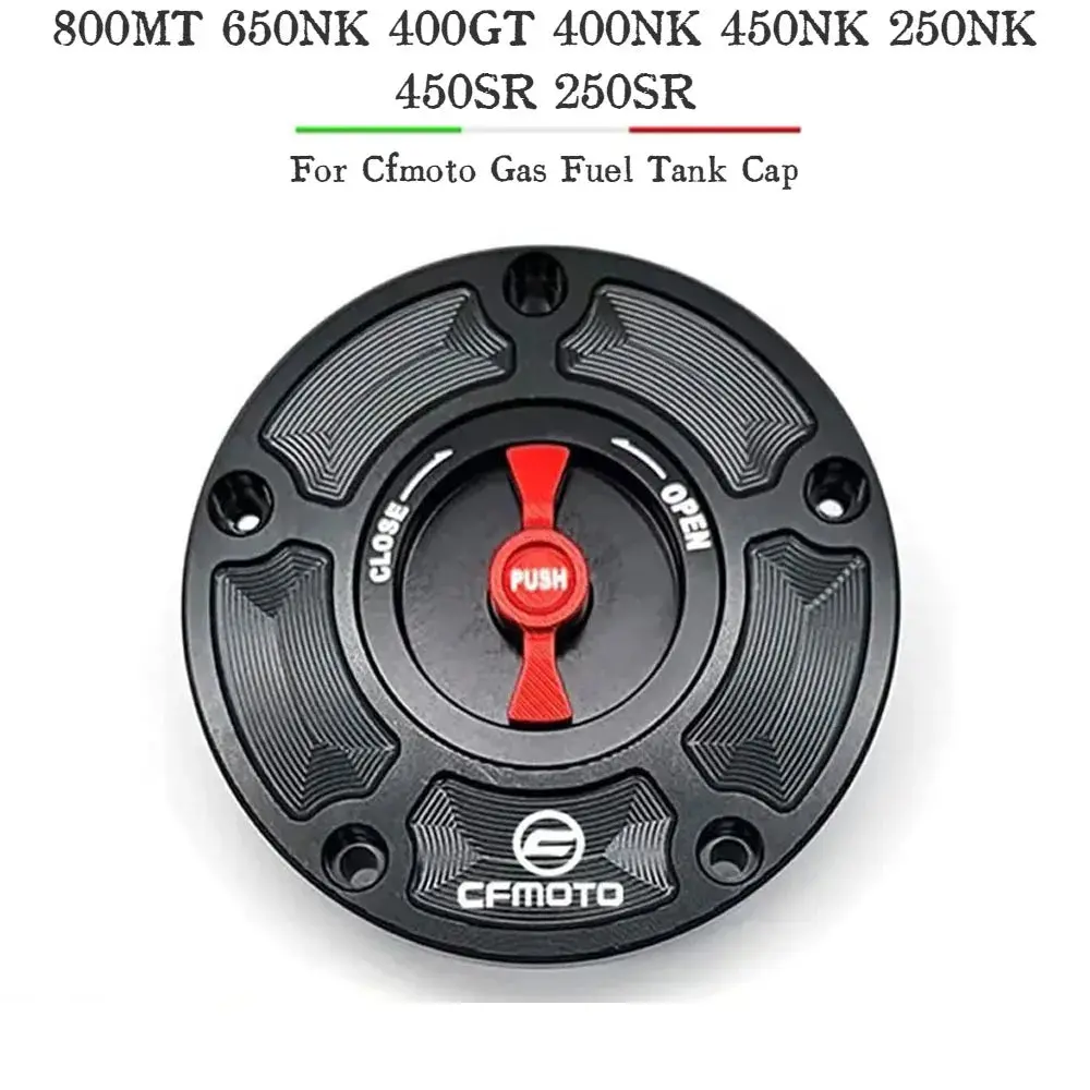For Cfmoto 800Mt 650Nk 400Gt 400Nk 450Nk 250Nk 450Sr 250Sr Cnc Fuel Gas Tank Cap Cover Aluminum Keyless Motorcycle Accessories 1