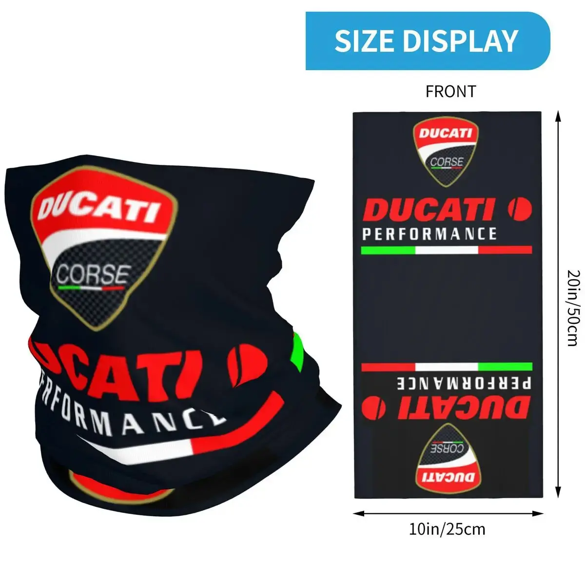 Ducatis Performance Balaclava Accessories Neck Cover Riding Motorcycle Bandana Mask Scarf For Men Women All Season 7