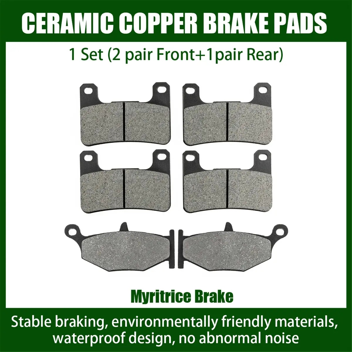 Myritrice Fit For Suzuki Dl1000 V-Strom 18-20 Dl1000xt V-Strom 14-20 Dl1050 V-Strom 18-22 Front Rear Brake Pads Dl 1000 1050 3