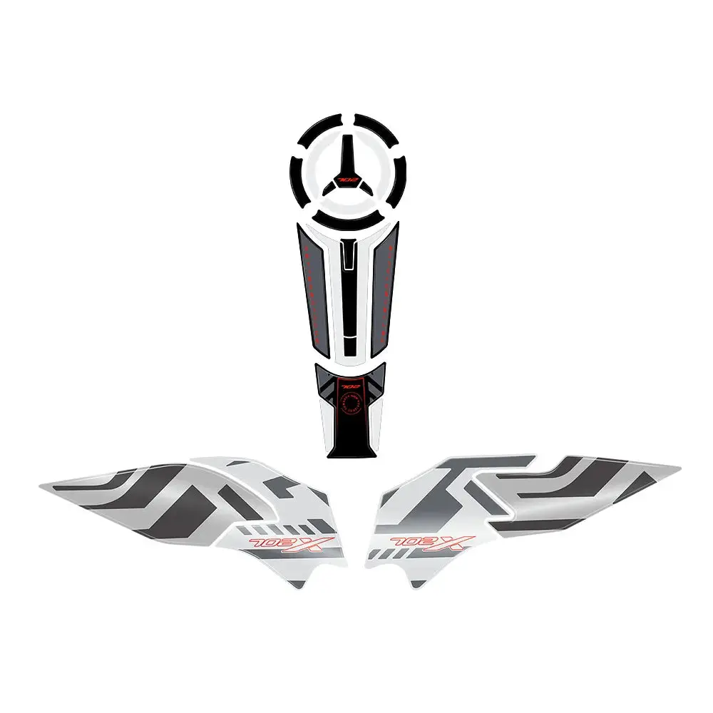 Trk702x 2023 Motorcycle Accessories 3D Gel Epoxy Resin Sticker Kit Tank Pad Protection For Benelli Trk 702X Trk 702 X 25