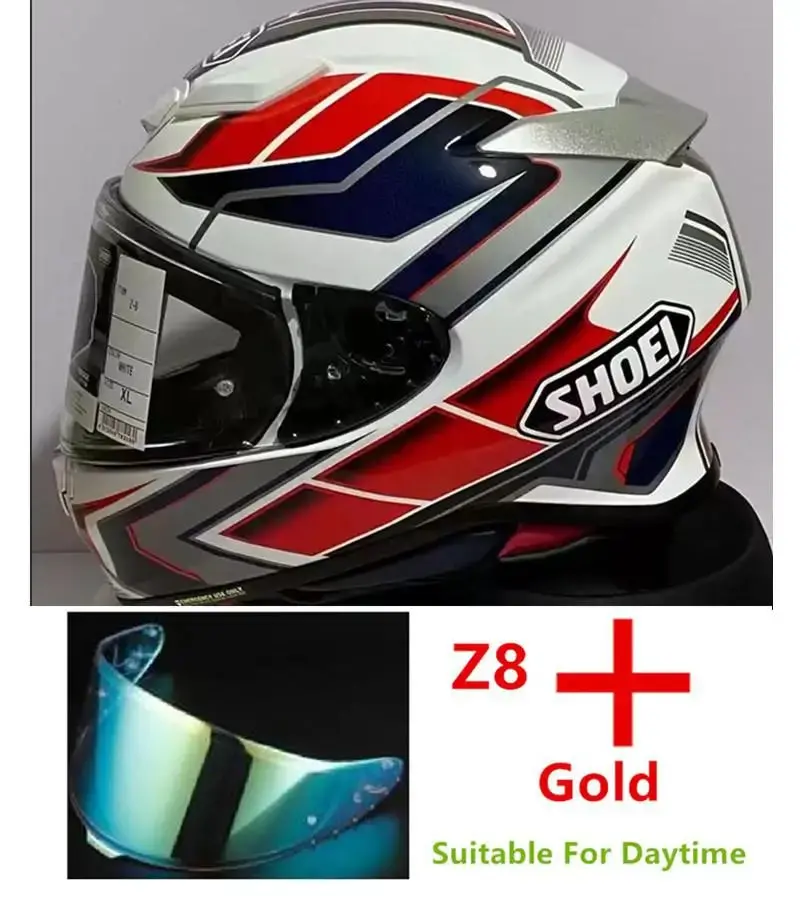 Shoei Z8 Full-Face Motorcycle Helmet – Advanced RF-1400 and NXR-2 Prologue TC-1 model for racing, motocross, and everyday street riding - Image 9