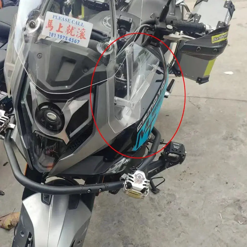 For  650Mt 650 Mt Motorcycle Windshield Windscreen Plate Side Panels Front Wind Deflector Accessories 1