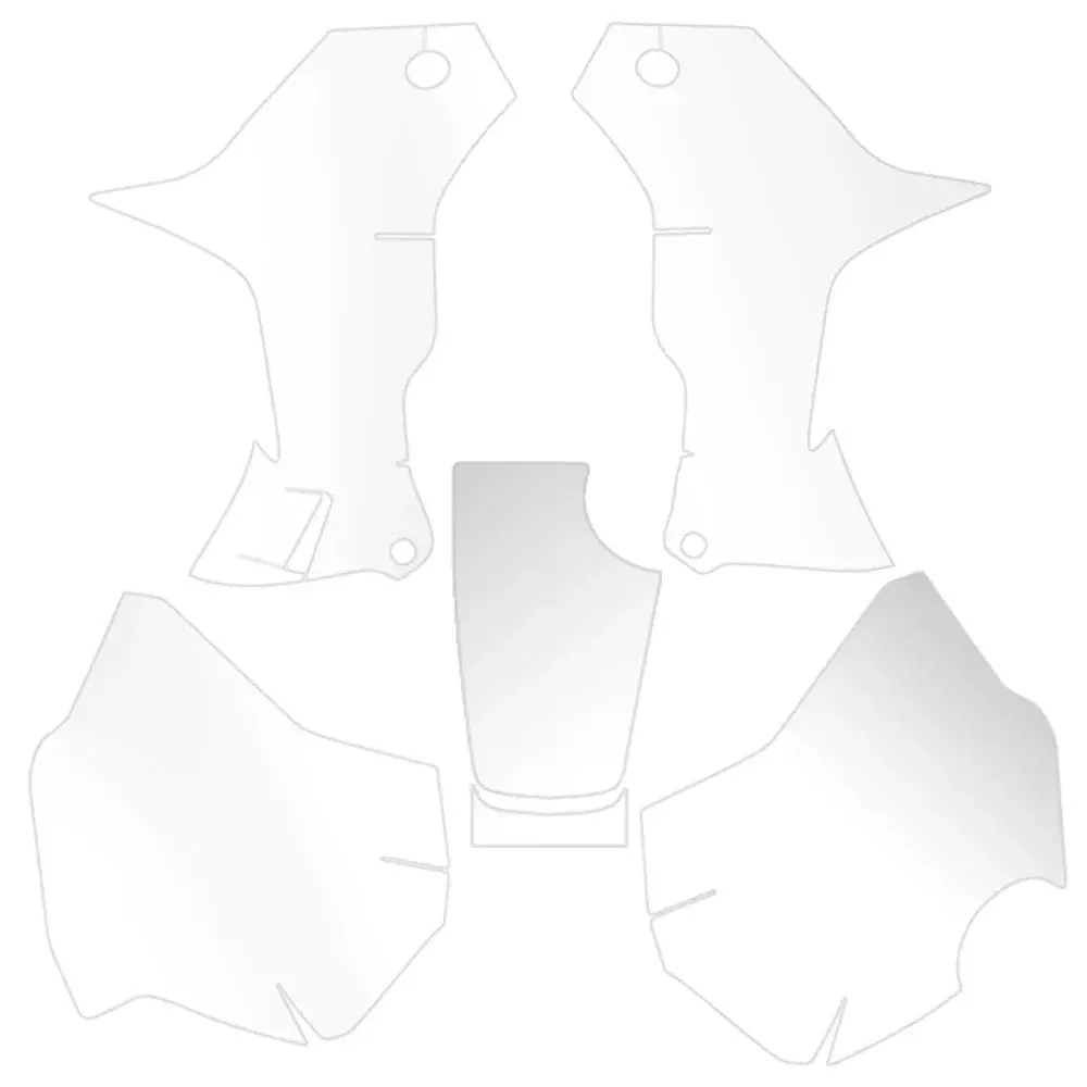 Desertx Accessories For Ducati Desert X 2022-2023 Mobile Phone Bracket Headlight Lampshade Side Deflector Seat Cover Is Suitable 8