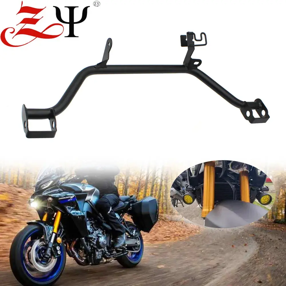 Tracer9gt Motorcycle Aluminum Led Driving Lights Auxiliary Light Mounting Front Bracket For Yamaha Tracer 9 Gt 2021 2022 2023 1