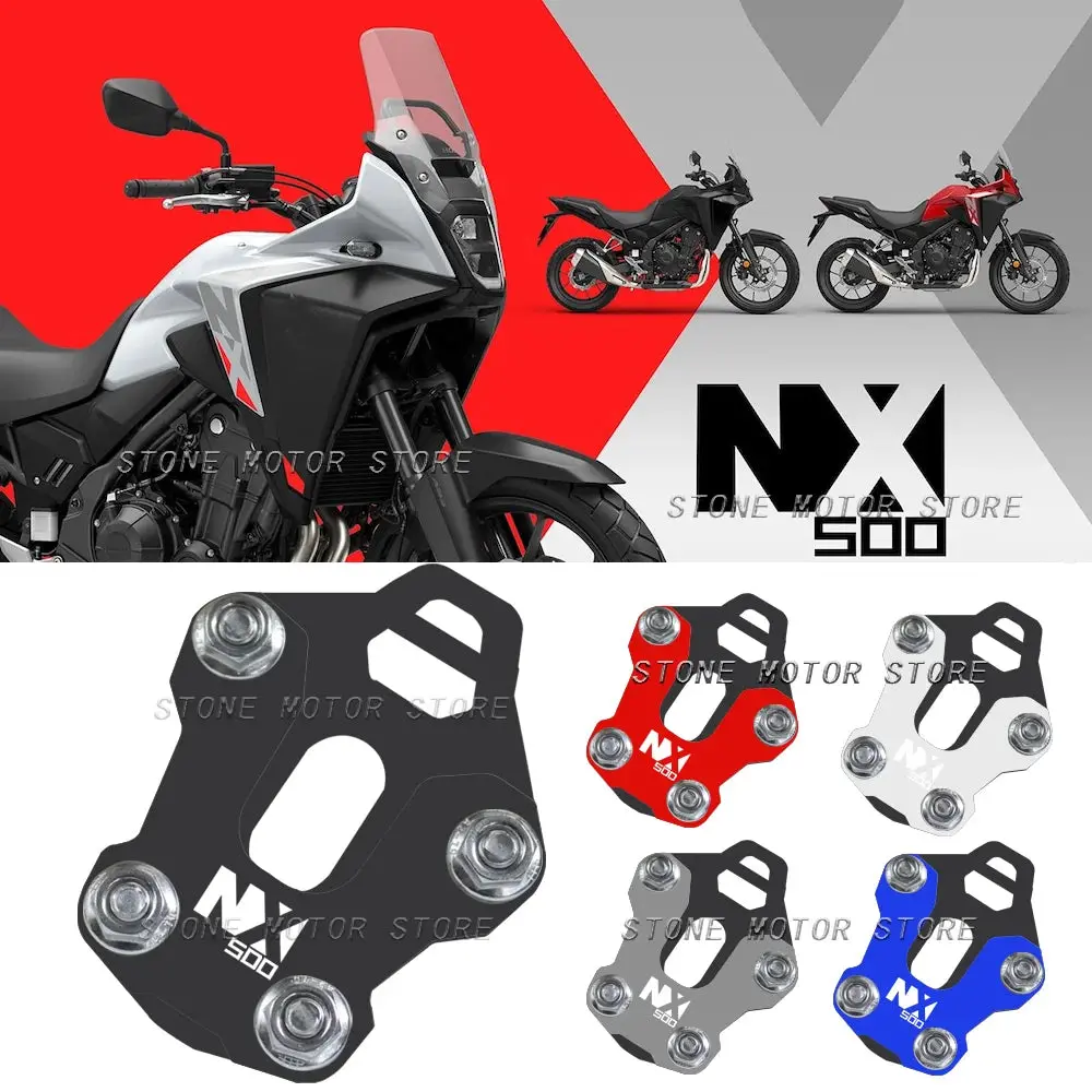 For Honda Nx500 Nx 500 2023 2024 Motorcycle Side Stand Extension Pad Kickstand Enlarger 1
