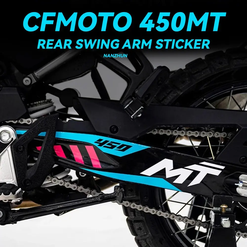 For Cfmoto 450Mt 450 Mt Ibex 450 Motorcycle Swingarm Sticker Rotating Shaft Swing Arm Protection Decals Waterproof Mt450 1