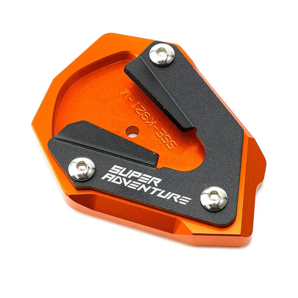 For Ktm 1290 Super Adventure S 1290 Sas 2021 2022 2023 Motorcycle Accessories Valve Caps Kickstand Foot Pad Side Stand Extension 12
