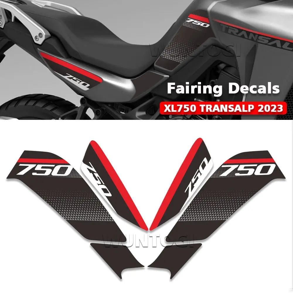 Fairing Protector For Honda Xl750 Transalp 2023 Motorcycle Tankpad Xl750 Accessories Protection Stickers Decals Fuel Tank Pad 1