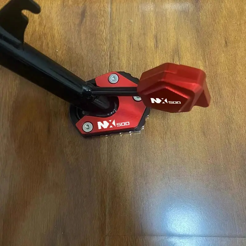 Nx500 Accessories Motorcycle Cnc Side Stand Enlarge & Support Kickstand Column Auxiliary For Honda Nx500 Nx 500 Nx500 2023-2025 1